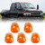 Cab Roof Marker Lights Cover for 20032016 Dodge Ram 1500 2500 3500 Amber Lens