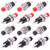 TWTADE12Pcs Momentary Mini Push Button Switch 1A 250V AC 2 Pin SPST NO Normally Open PBS110BKR