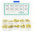 Makeronics 10Values 300PCS DIP Monolithic Multilayer Ceramic Chip Capacitors Assortment Kit Ceramic Capacitor Set