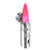 Jet Lighter Torch Lighter Windproof Turbo Quadruple Flame Adjustable Gas Butane Refillable with Punch Tool and Butane WindowWithout Gas Silver
