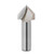 V Groove Router Bit 90 Degree Double Flute Chamfer and Bevel Bit Carbide Tipped Woodworking Tool Engraving Router Bit 1 Dia x 12 Inch Shank