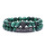 BOMAIL 8mm Tiger Eye Stone Beads Bracelet Elastic Natural Stone Yoga Bracelet for Women Men