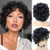 For black Women None Lace Front Wigs Short Bob Curly Human Hair Wigs 100 Brazilian Virgin Hair Wig Glueless Bouncy Love Afro Curly Human Hair Wigs