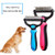 Pet Grooming Comb Dematting Comb Dog Brush Rake Grooming Tools for Dogs and Cats Hair Remover BlueDoubleSided