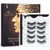 Magnetic Eyeliner and Eyelashes Kit No Magnet 5 Pairs Reusable 3D Mink Magnetic Eyelashes with Eyeliner Upgraded Natural Look False Lashes with Applicator