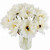 UN 15pcs Gerbera Daisy Artificial Flowers Real Touch Latex Flowers Silk Daisies Fall Artificial Flowers for Wedding Bouquet Home DIY Centerpiece Decoration White