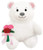 First  Main 7 White Buddy Teddy Bear