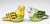 Appletree 218Inch Ceramic Yellow and Green Parakeet Salt and Pepper