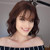 MISSQUEEN Short Bob Wigs with bangs Synthetic Curly Bob Wig Natural Looking Heat Resistant Fiber Wig for Women