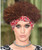 XIUFAXIRUSI Brown Short Afro Curly Wigs with Headband HeadWrap Wig 2 in 1 Natural Looking Synthetic Wigs for Women