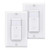 WEBANG Motion Sensor Light Switch Single Pole Only PIR Occupancy Vacancy Sensor Wall Switch with Adjustable Timer 120277VAC 60Hz 600W 14 HP Neutral Wire Required 2 Pack White UL Listed