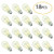 BRTLX Commercial Grade S14 11W Incandescent Bulbs Warm White 2700K E26 Base Indoor and Outdoor String Lights Replacement Bulb Pack of 18