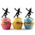 Peter Pan Silhouette Acrylic Cupcake Toppers 12 pcs