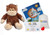 Make Your Own Stuffed Animal Mookey the Monkey  No Sew  Kit With Cute Backpack!