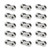 Asamuyu 15 Pairs Bicycle Missing Link for 6 7 8 9 10 Speed Chain Quick Release Coupling