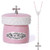 My First Rosary Cross for Girl Keepsake Box and Rosary Gifting Set Pink