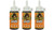 Gorilla Original Waterproof Polyurethane Glue 4 ounce Bottle Brown Pack of 3