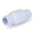 Midline Valve PVC Inline Check Valve for Backflow Prevention 1 Solvent Connections White Plastic 4I2T100