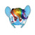 My Little Pony Headband  Rainbow Dash Faux Hair