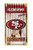 Team Sports America NFL San Francisco 49ers Corrugated Metal Wall Art Small Multicolored