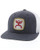 HOOEY Grey and White 6Panel Trucker with Red and White Patch 2024TGYWH