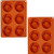 Wilton Non-stick 6-Cavity Silicone Donut Baking Pan Set, 2-Count