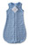 SwaddleDesigns Microfleece Sleeping Sack with 2Way Zipper Blue Puff Circles 06MO