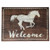 Open Road Brands Welcome Horse Embossed Metal Sign