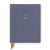 DesignWorks Ink Exposed Spine Cloth Covered Perpetual Planner Blue Anchor