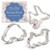 Ann Clark Cookie Cutters 3Piece Transportation Cookie Cutter Set with Recipe Booklet Airplane Train Engine and Car
