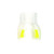 Innovative Scuba Concepts Mouthpiece with Shark Fin Bite Tab ClearYellow