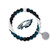 Lokai NFL Collection Bracelet Philadelphia Eagles Size Large 7
