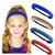 Barode 4Pcs Kids Sport Headbands Elastic Non Slip Glitter Sequins Head Band Cute Teen Hair Accessories for Women and Girls