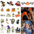 Halloween Temporary Tattoos for Kids190PCS Halloween Decorations Assorted Temp Tattoos Glow in the Dark Halloween Tattoos Stickers Trick or Treat Temp Tats Ghost Monster Pumpkin Temp Tattoos for Halloween Party Favors Supplies Decorations