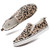 Womens Slip On Shoes Fashion Canvas Sneakers Loafers Casual Shoes Leopard8