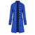 HZY Men Steampunk Vintage Jacket Halloween Costume Retro Gothic Victorian Frock Coat Uniform Blue