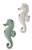 Distinctive Designs Cast Iron Seahorse Wall Hooks Set of 2