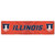 College Flags  Banners Co Illinois Fighting Illini Large 2x8 Foot Banner