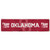 College Flags  Banners Co Oklahoma Sooners Large 2x8 Foot Banner