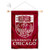 College Flags  Banners Co Chicago Maroons Window Wall Banner Hanging Flag with Suction Cup