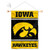 College Flags  Banners Co Iowa Hawkeyes Window Wall Banner Hanging Flag with Suction Cup
