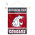 College Flags  Banners Co Washington State Cougars Window Wall Banner Hanging Flag with Suction Cup