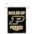 College Flags  Banners Co Purdue Boilermakers Boiler Up Banner for Windows Doors and Walls