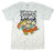 Nickelodeon Mens Rugrats Group Wagon Ride With Logo Black Splatter TShirt LG