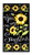 Timeless Treasures Sunshine Sunflower Chalkboard 235 Panel Black