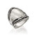 PZ Paz Creations 925 Sterling Silver Hammered Ring 5