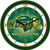 SunTime North Dakota State Bison  Dimension Wall Clock