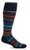 Sockwell Mens Twillful Moderate Graduated Compression Sock Navy  LXL