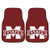 FANMATS NCAA Mississippi State University Bulldogs Nylon Face Carpet Car MatMississippi State Bulldog18x27