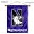 College Flags  Banners Co Northwestern Wildcats Banner with Hanging Pole